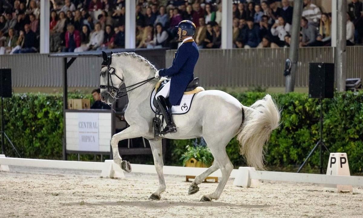 Juan Antonio Jiménez Cobo, durante una competición.