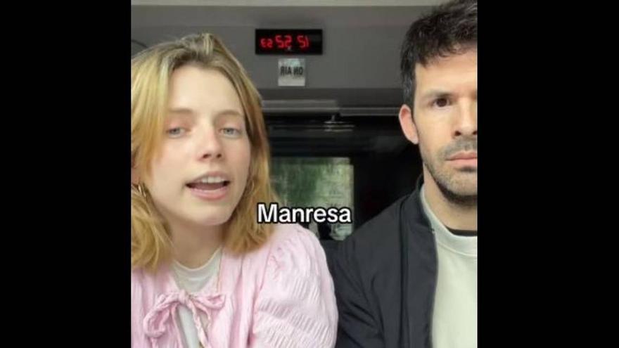 Juliana Canet i Roger Carandell criticant Manresa