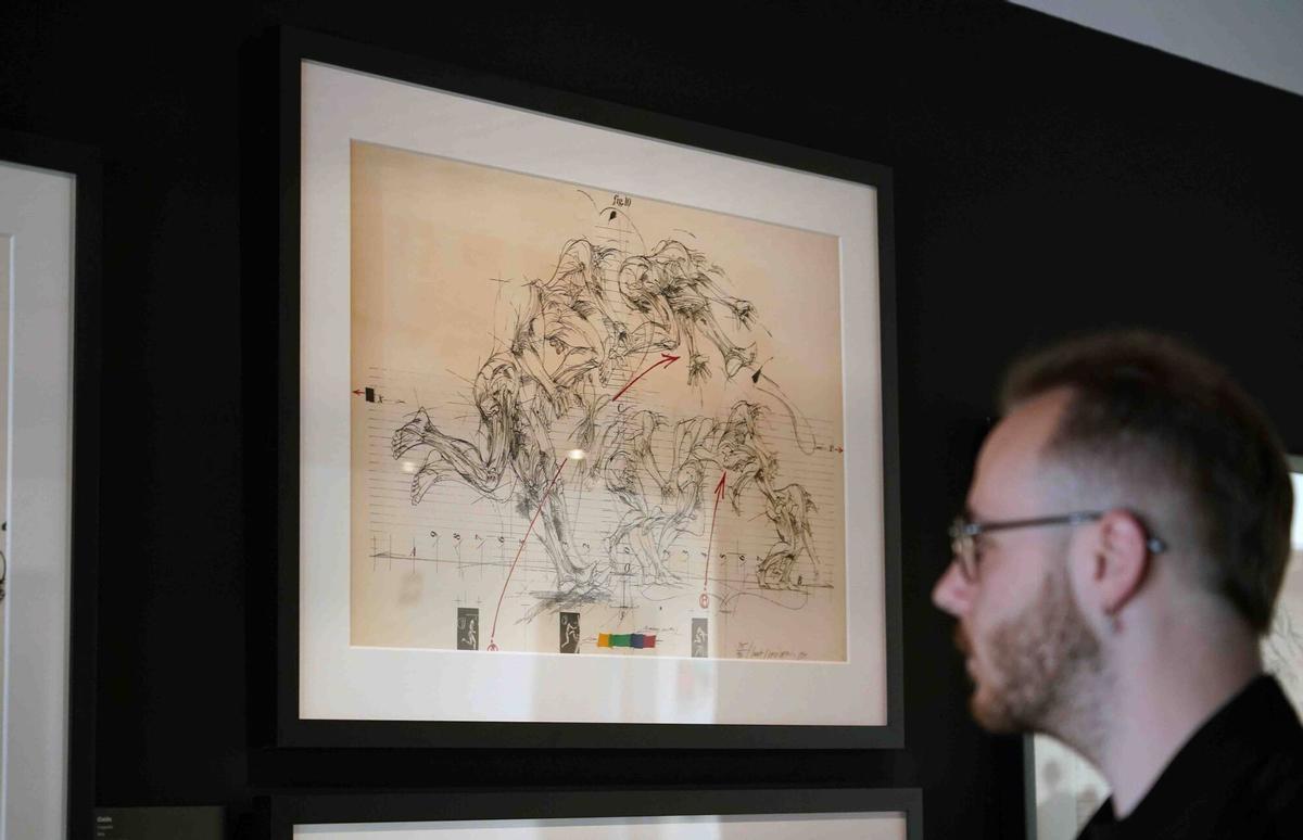 Presentación de la exposición 'Vladimir Velickovic. Huida, vértigo y caída' en el MEET Málaga