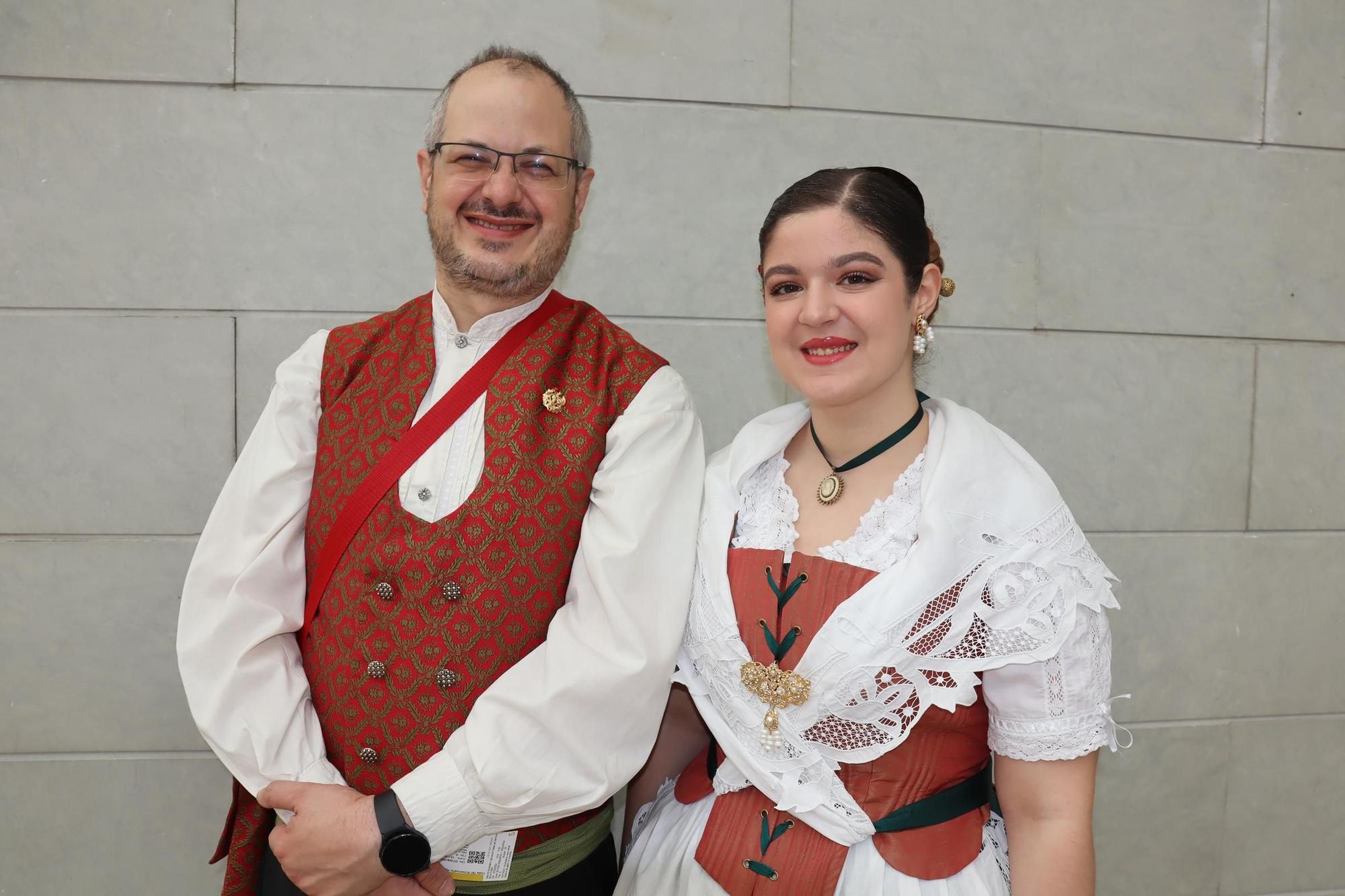 La alfombra roja en el 50 aniversario de la Agrupación de Fallas del Marítim