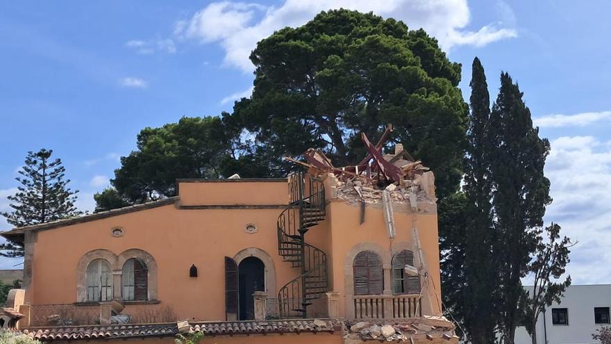 ARCA denuncia un derribo "irregular" y "peligroso" en Cas Coronel mientras avanza la destrucción de la villa