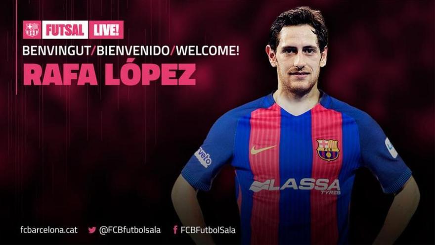 El córdobés Rafa López ficha por el Barça Lassa