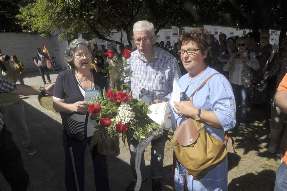 La Comisión pola Memoria organiza el acto por el 60 aniversario del asesinato del guerrillero antifranquista en la cárcel coruñesa.