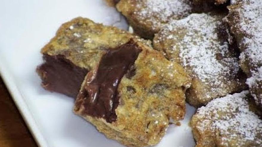 Deliciosa receta de chocolate frito.