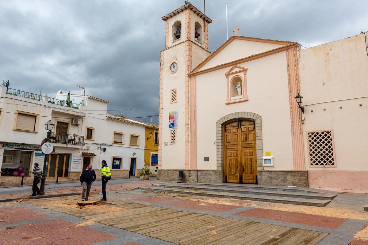 La Iglesia de San José en el centro histórico de l´Alfàs.