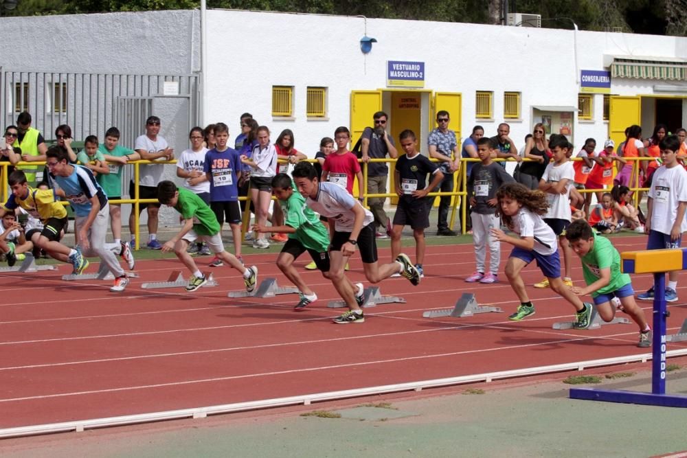 Competición escolar de Atletismo en Cartagena