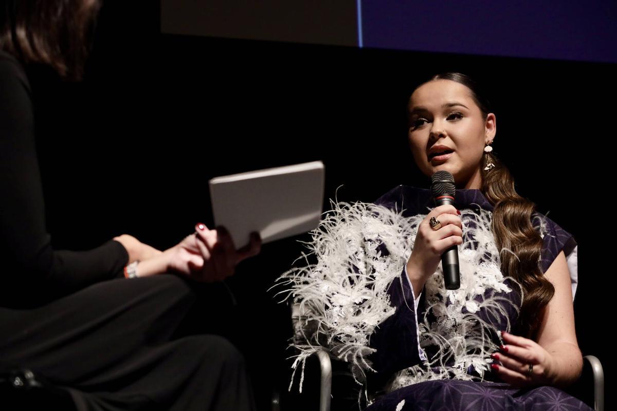 La consejera de Cultura y Deporte, Patricia del Pozo, asiste a la presentación de canción 'Ojos del niño Pablo', interpretada por la cantante Ana Romma, así como al videoclip correspondiente a este tema, vinculado al pintor malagueño