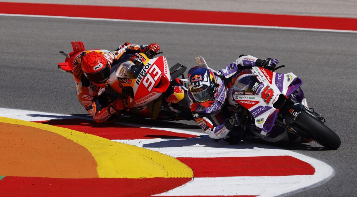 Magic Márquez (Honda) está de vuelta, hoy, en Portimao, en el primer GP de la temporada el campeonísimo catalán ha logrado su pole position nº 92 tras dos vueltas suicidas y arrancará esta tarde, en la carrera al sprint en primera posición por delante de Jorge Martín (Ducati) y Pecco Bagnaia (Ducati).