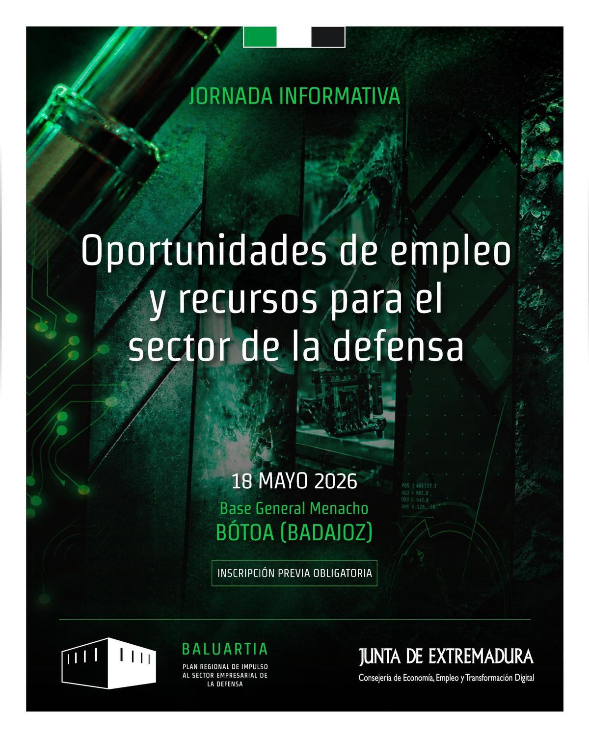 Cartel anunciador de la jornada.