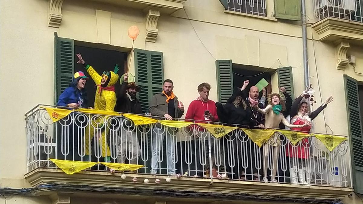 Primer chupinazo de Sant Sebastià en Blanquerna