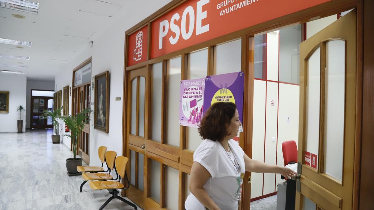 Alicia Moya accede al grupo municipal del PSOE en el Ayuntamiento.