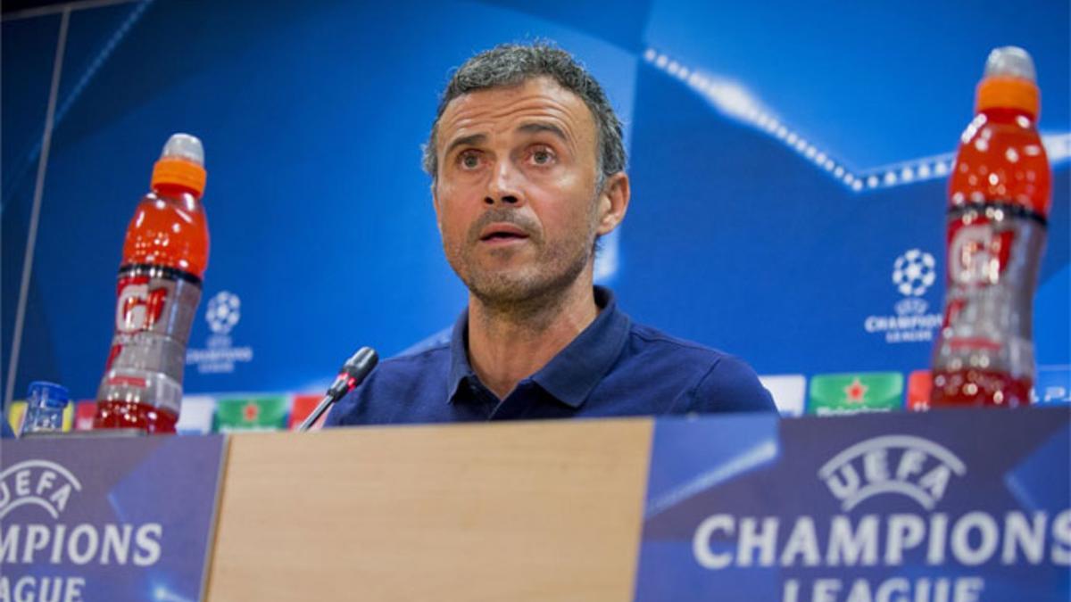 Luis Enrique ha analizado en rueda de prensa el Barcelona-Manchester City