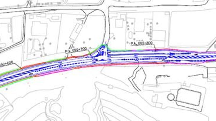 Plano de la zona donde se va a actuar