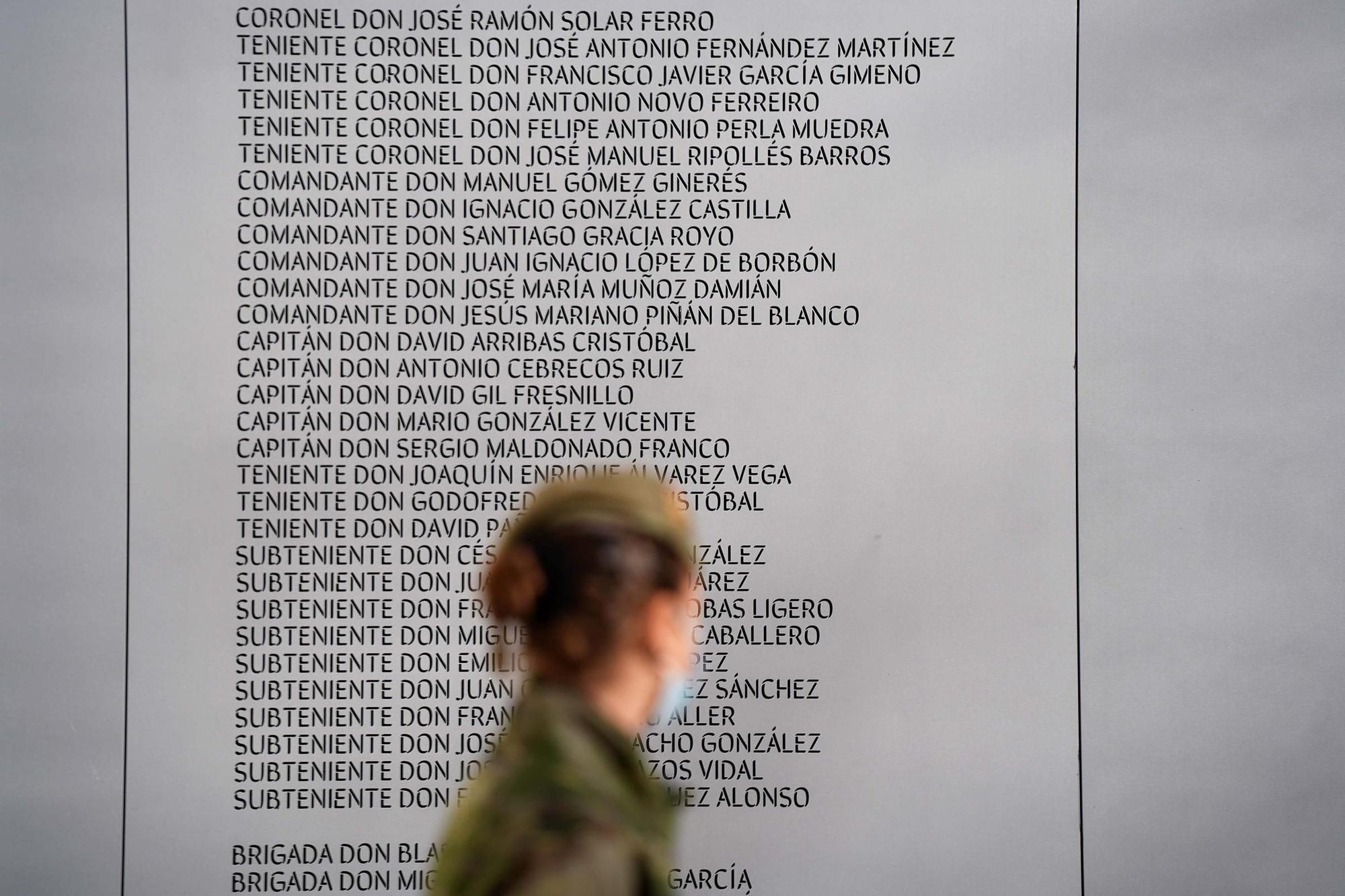 Un monumento recuerda en Madrid a los 62 militares muertos en el Yak-42