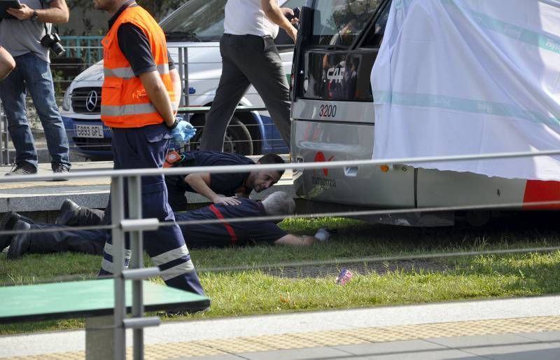 Fallece una mujer tras ser atropellada por el tranvía