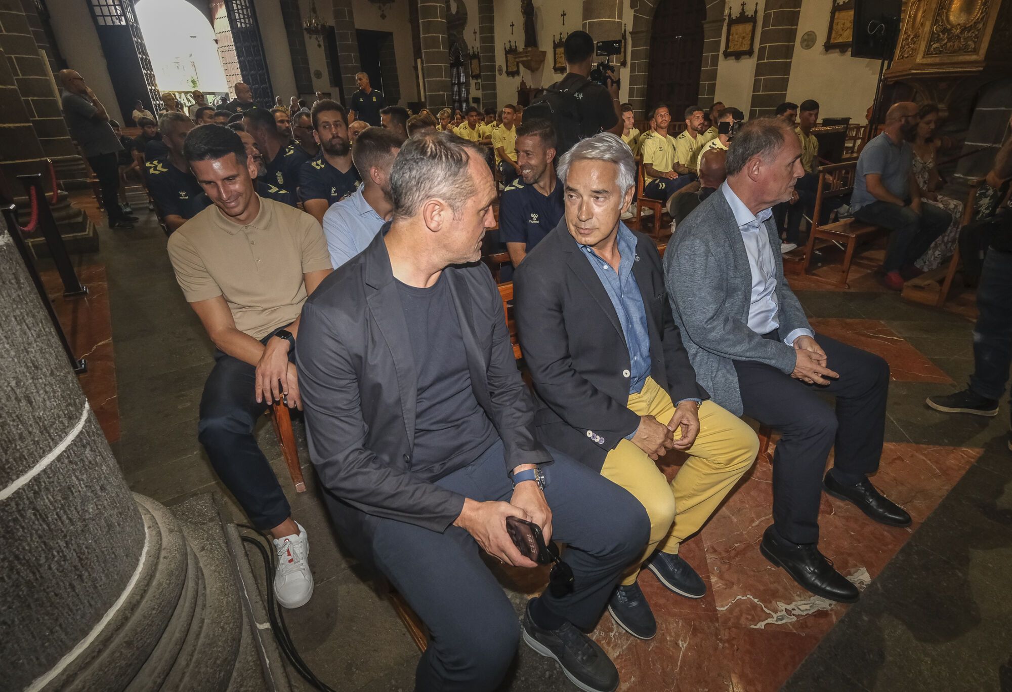 Ofrenda anual de la UD Las Palmas a la Virgen del Pino