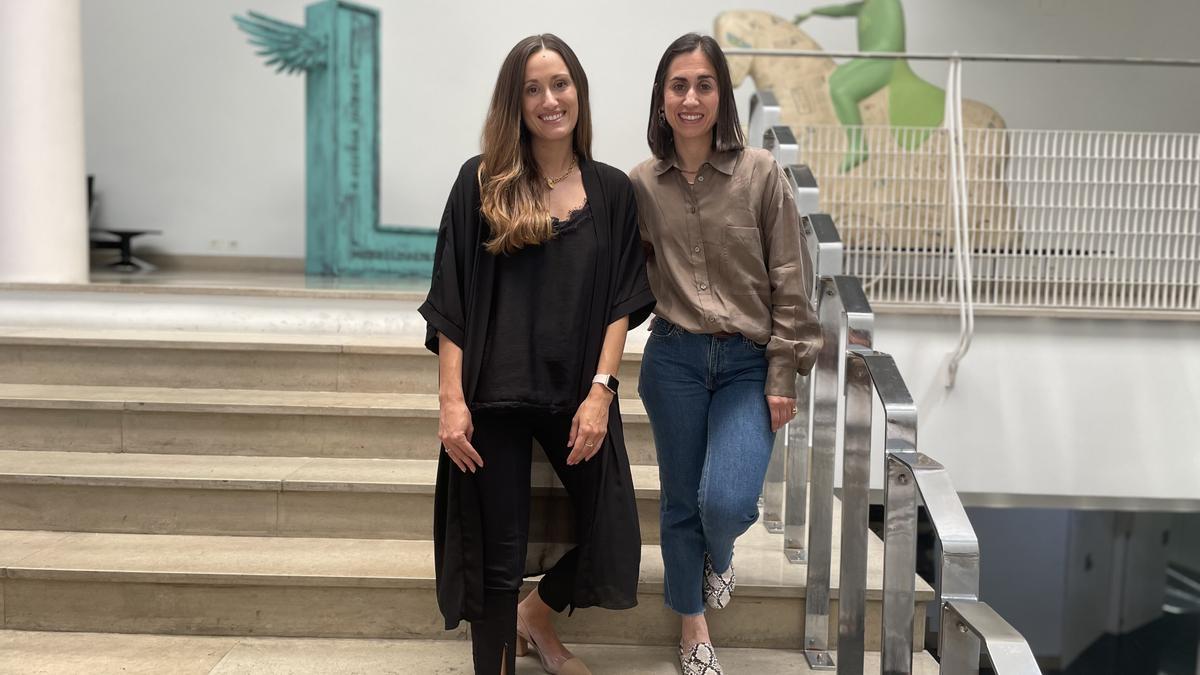 Patricia Vázquez, responsable de Marketing de ESIC València, y Cristina Aristoy, CEO de Singularu.