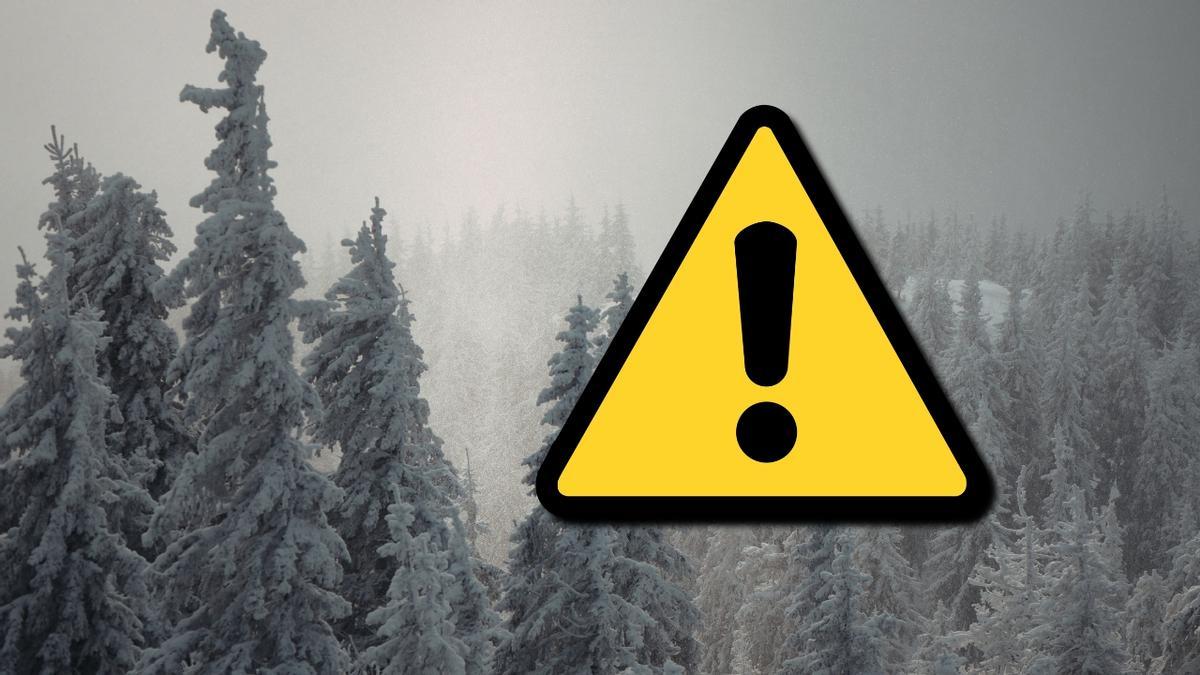 Precaución por nieve