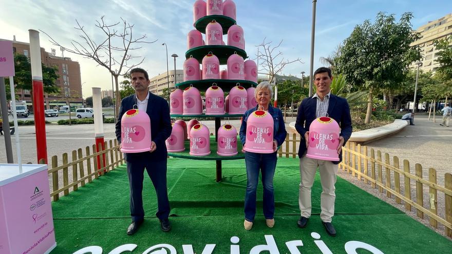 El Ayuntamiento de Málaga y Ecovidrio presentan la campaña &#039;Recicla vidrio por ellas&#039; por el Día Mundial Contra el Cáncer de Mama