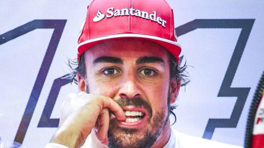 El piloto español de Ferrari, Fernando Alonso.
