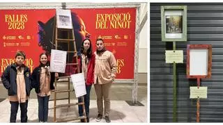Dos Fallas entregan "ninot protesta" contra su artista