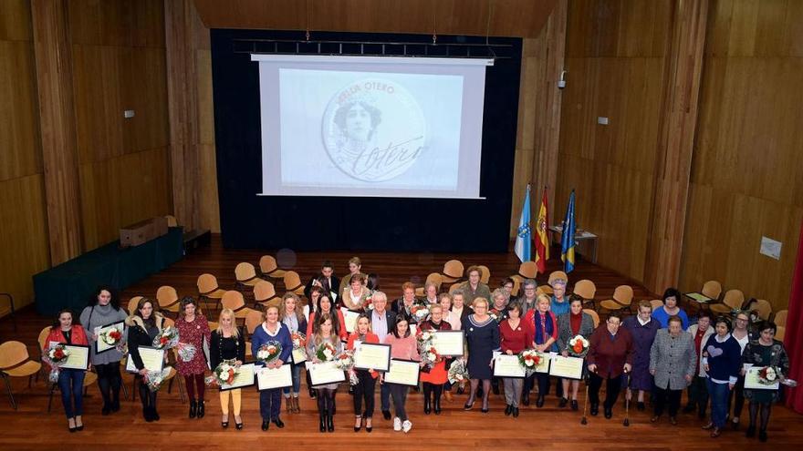 Homenajeadas en Valga.