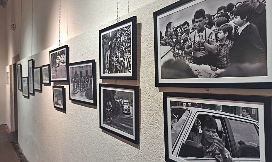 Fotografías de Santiago García del ciclista José Manuel Fuente, “El Tarangu”.