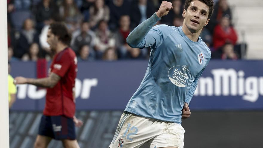 El Celta noquea a Osasuna y respira