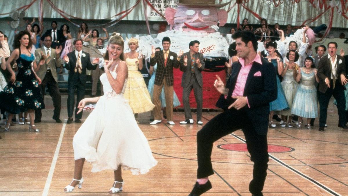 Olivia Newton John y John Travolta en Grease