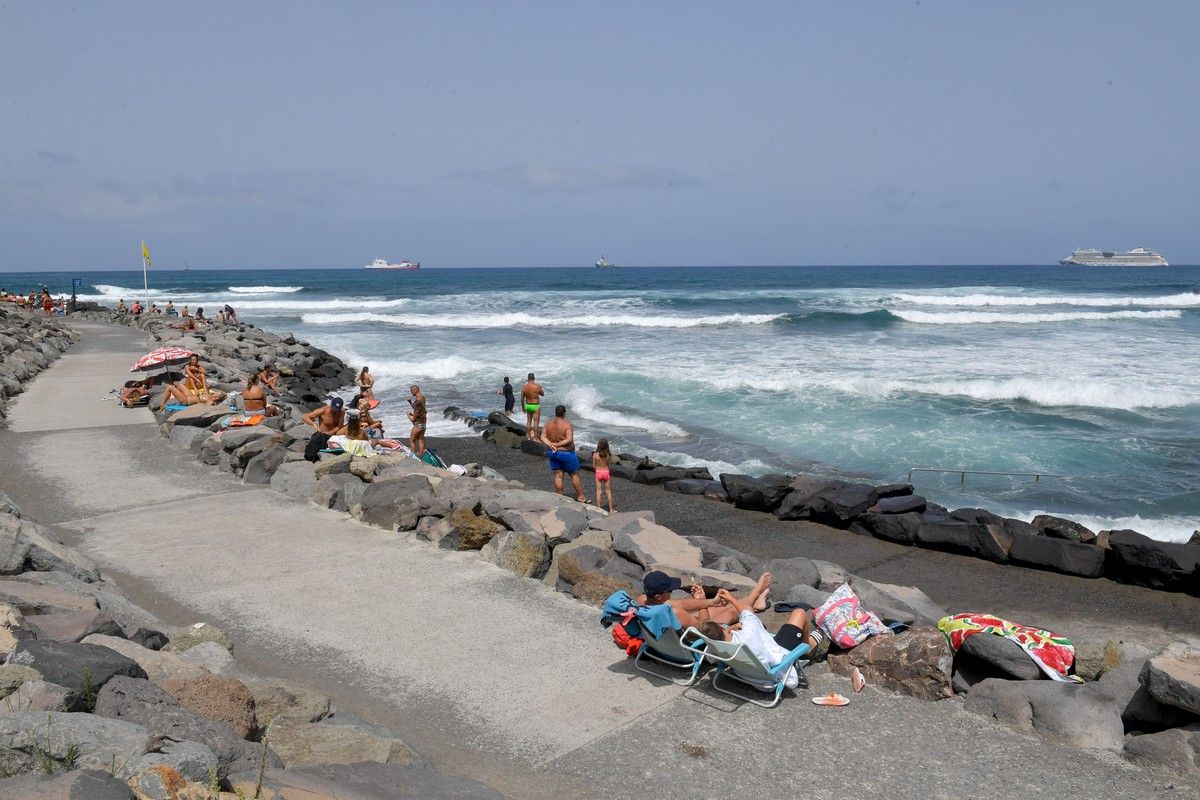 Domingo en playas de la capital grancanaria