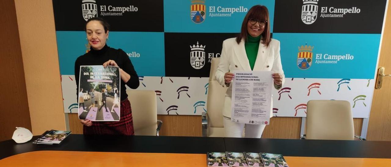 Presentación de los actos del 8m.