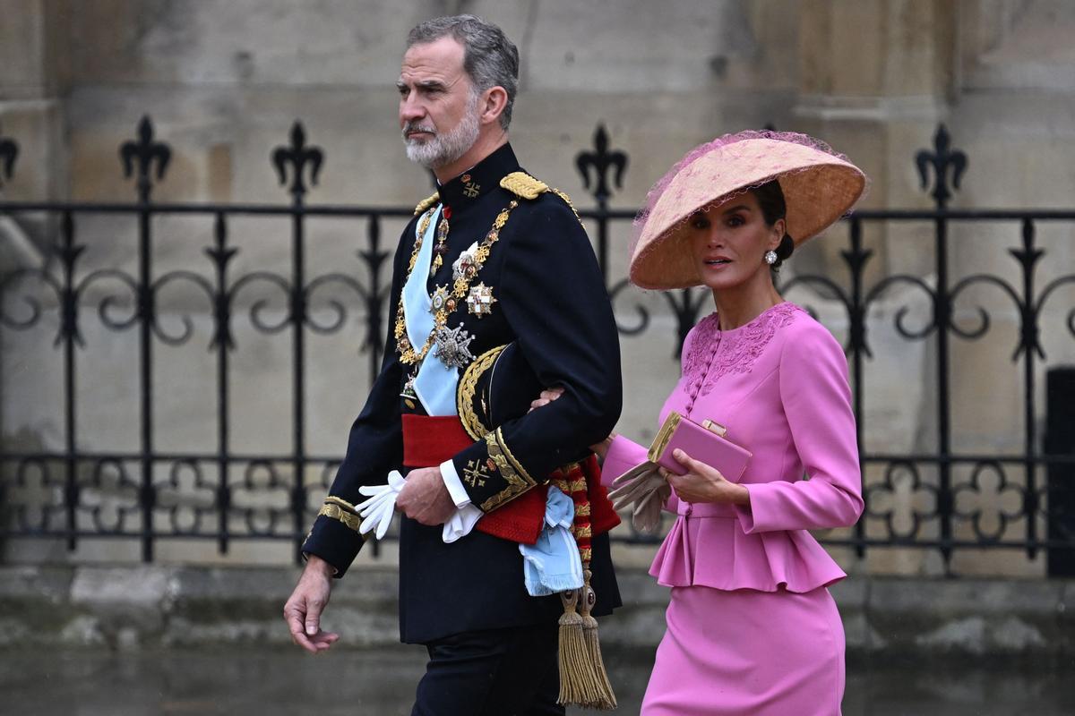 Los reyes Felipe y Letizia.