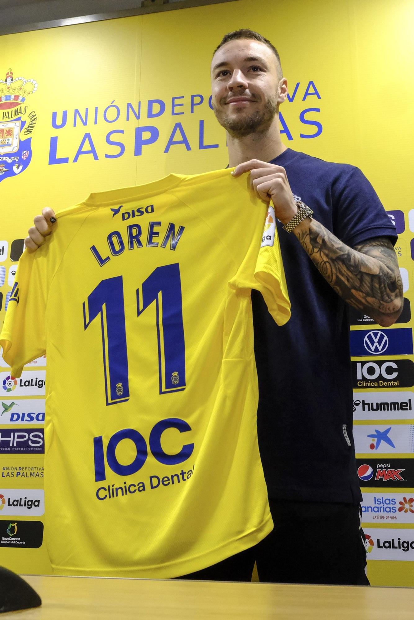 Presentación de Loren, nuevo jugador de la UD Las Palmas