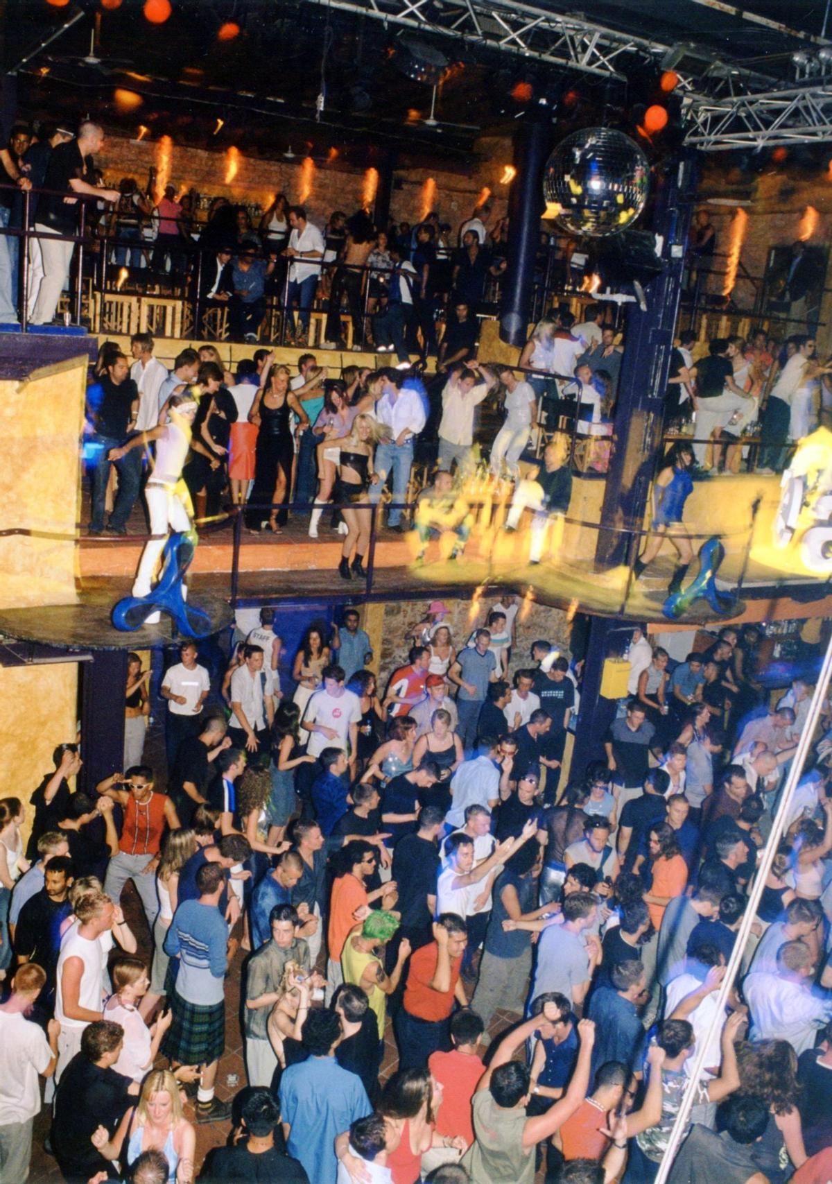 La pista de baile a principios de los 2000.