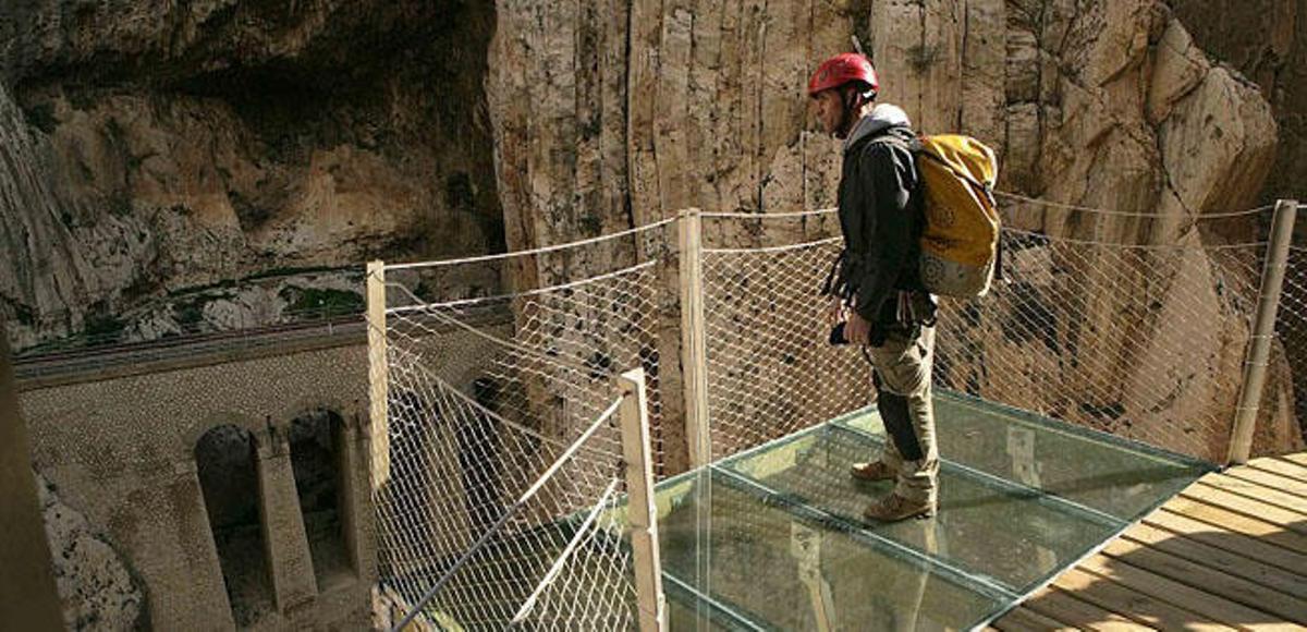 Uno de los nuevos balcones del Desfiladero de los Gaitanes.