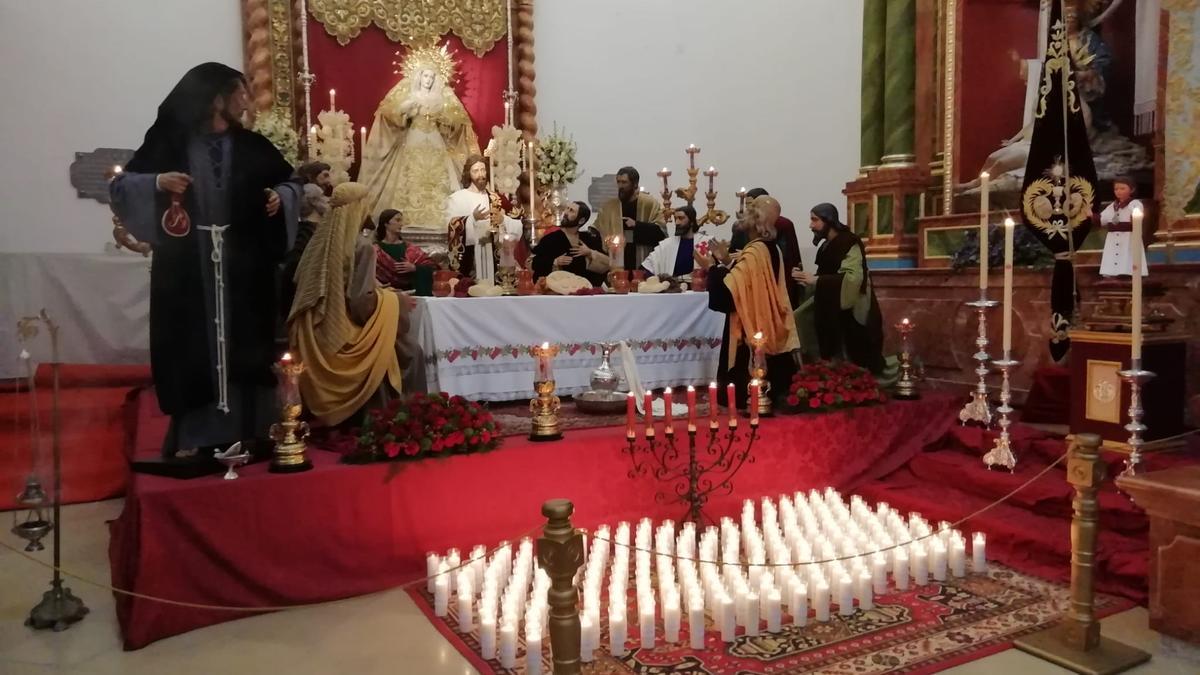 Santa Cena y Amor en la capilla de San José.