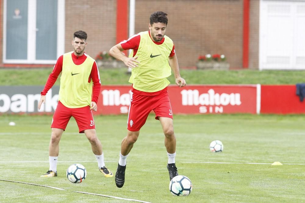 Entrenamiento del Sporting 03/10/2017