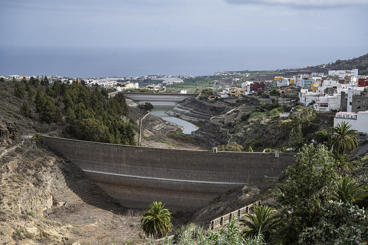 Presa del Pinto, Arucas, en la actualidad.