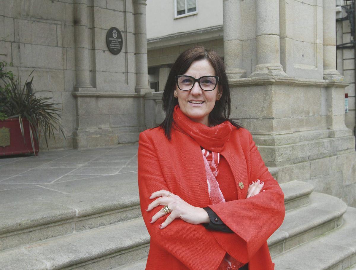 La presidenta de AEPA Ourense, Ana Belén Fernández Valado. | IÑAKI OSORIO