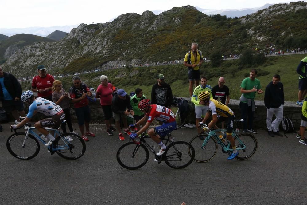 Vuelta ciclista a España. Lagos de Covadonga