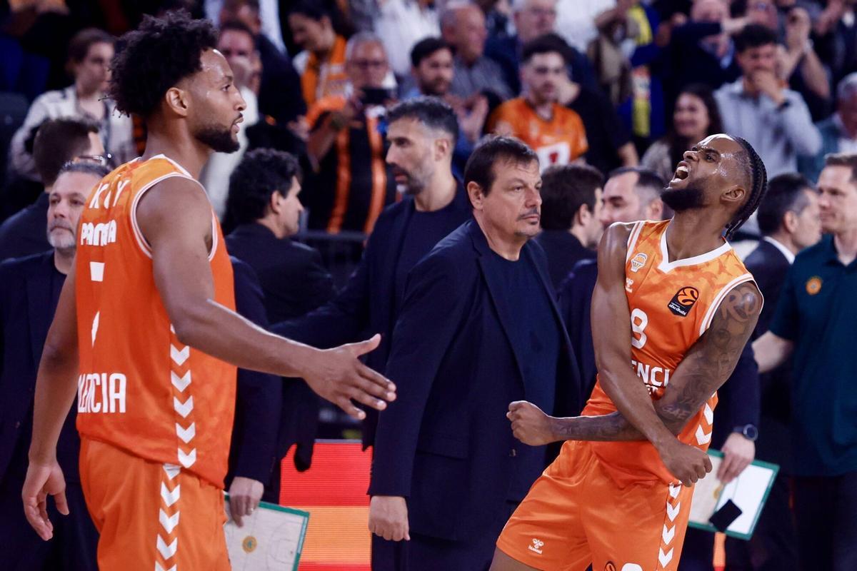 Valencia. Partido de Euroliga Euroleague Valencia Basket Club vs Panathinaikos Aktor Athens Atenas Griego VLC SPD