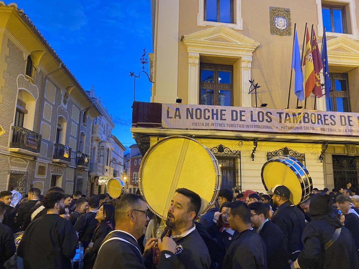 Noche final de la tamborada de Mula.