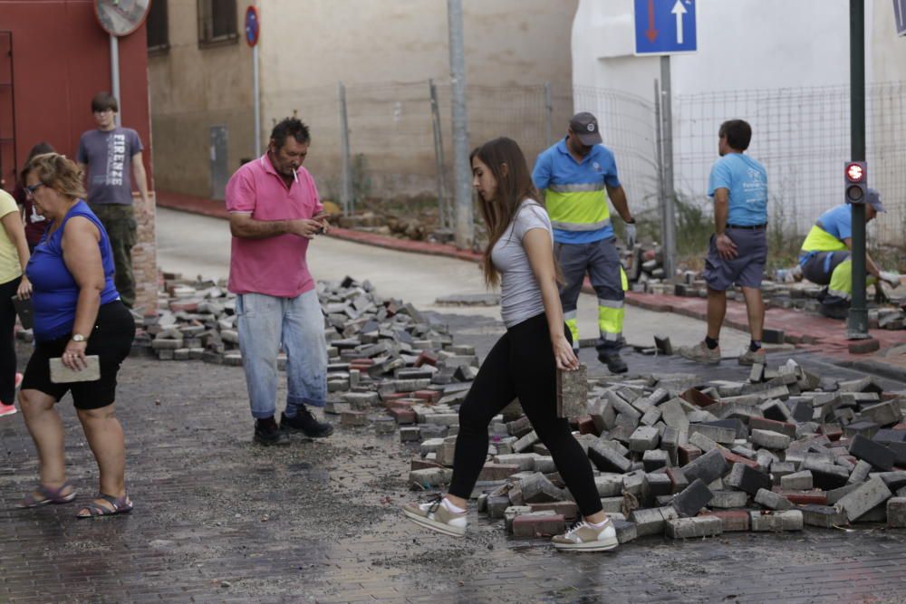 Imágenes de la lluvia en Murcia