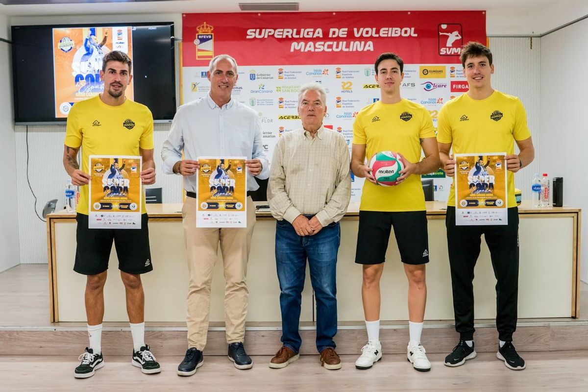 CV Guaguas debuta en el Gran Canaria Arena en la Supercopa de España frente al Unicaja Costa de Almería.
