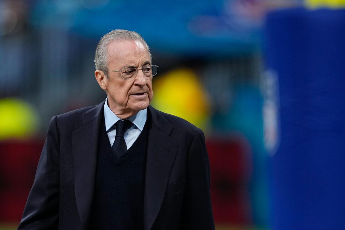 El presidente del Real Madrid, Florentino Pérez.