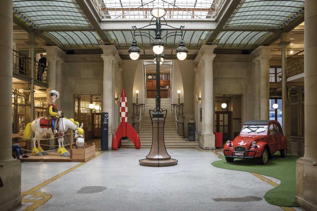 El Museo del Cómic se aloja en un edificio "art nouveau" diseñado por Víctor Horta