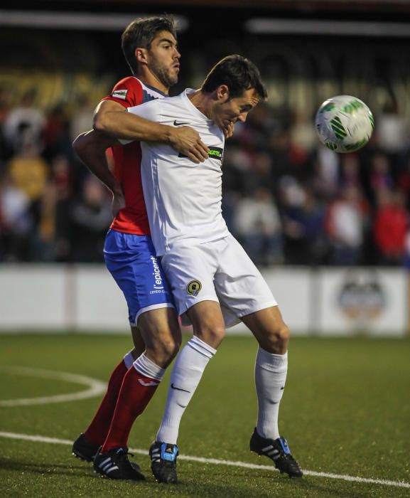 El Hércules se atasca y no pasa del empate ante el Saguntino