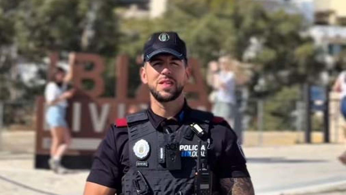 Un fotograma del vídeo publicado en redes por la Policía.