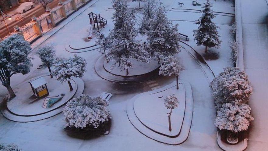 Alcañiz se prepara para hacer frente al temporal de nieve