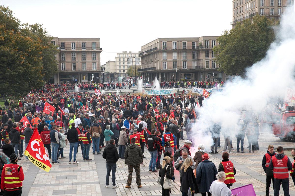 Huelga intersectorial en Francia para reclamar subidas salariales